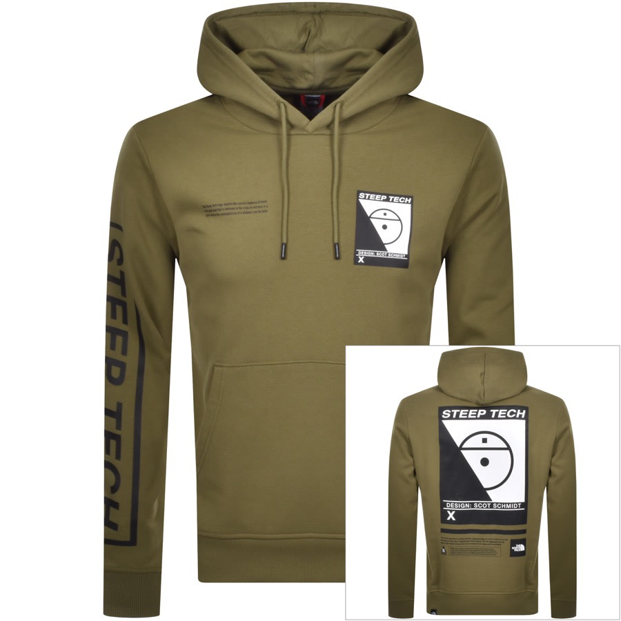 Alternative Image for ProductThe North Face Steep Tech Logo Hoodie Green1